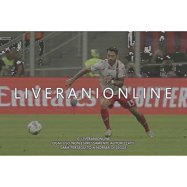 Pedro Pereira of AC Monza play the ball during AC Milan vs AC Monza , 2° edition of "Trofeo Berlusconi", frendly match pre-season, at Giuseppe Meazza - San Siro stadium of Milano (MI), Italy, on August 13, 2024. (Photo by Davide Casentini)/ AGENZIA ALDO LIVERANI SAS