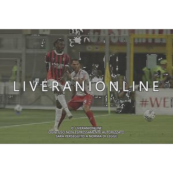 Rafael Leao of AC Milan play the ball during AC Milan vs AC Monza , 2° edition of "Trofeo Berlusconi", frendly match pre-season, at Giuseppe Meazza - San Siro stadium of Milano (MI), Italy, on August 13, 2024. (Photo by Davide Casentini)/ AGENZIA ALDO LIVERANI SAS