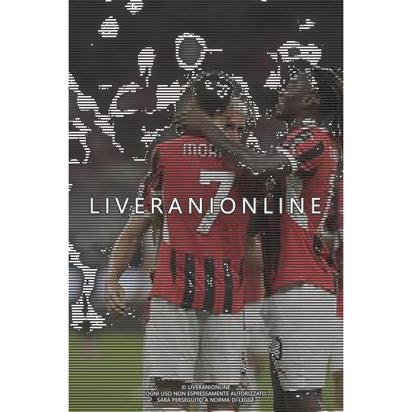 Esultanza dopogol saelemaekers -AC Milan vs AC Monza Secondo \'Trofeo Silvio Berlusconi\' - San Siro Milano 13.08.2024 ©PAOLO GIAMPIETRI/ AGENZIA ALDO LIVERANI SAS