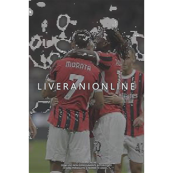 Esultanza dopogol saelemaekers -AC Milan vs AC Monza Secondo \'Trofeo Silvio Berlusconi\' - San Siro Milano 13.08.2024 ©PAOLO GIAMPIETRI/ AGENZIA ALDO LIVERANI SAS