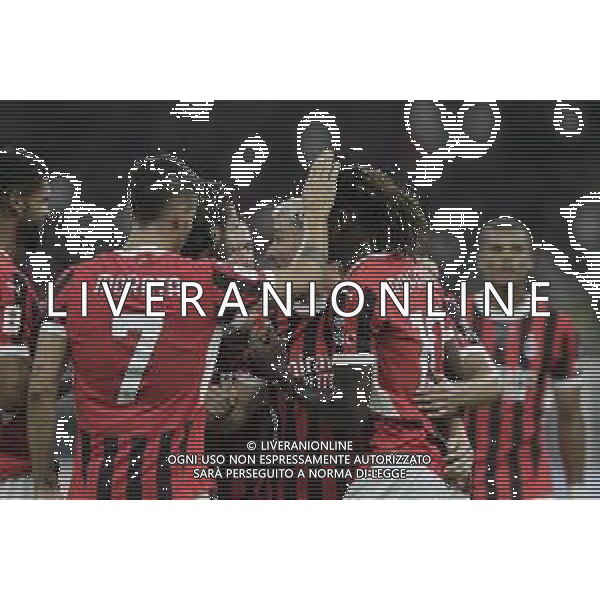 Esultanza dopogol saelemaekers -AC Milan vs AC Monza Secondo \'Trofeo Silvio Berlusconi\' - San Siro Milano 13.08.2024 ©PAOLO GIAMPIETRI/ AGENZIA ALDO LIVERANI SAS