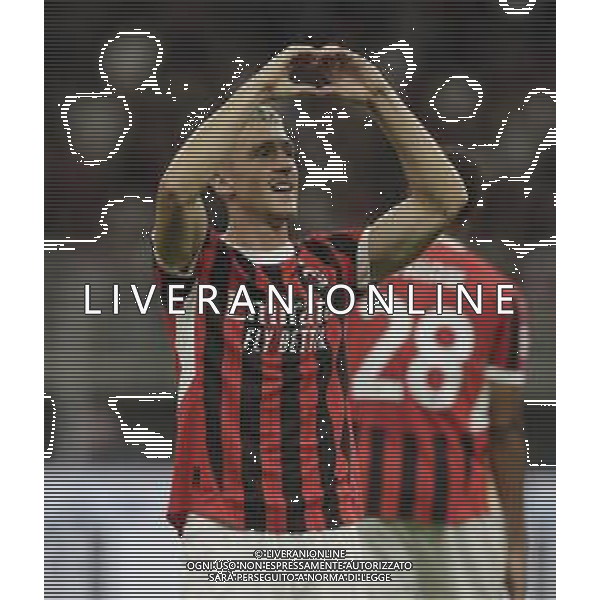 Esultanza dopogol saelemaekers -AC Milan vs AC Monza Secondo \'Trofeo Silvio Berlusconi\' - San Siro Milano 13.08.2024 ©PAOLO GIAMPIETRI/ AGENZIA ALDO LIVERANI SAS