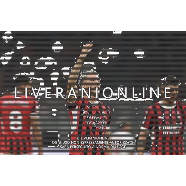 AC Milan vs AC Monza nella foto Alexis Saelemaekers (Milan) esulta dopo il gol del 1 a 0 Milano 13-08-2024 Stadio Giuseppe Meazza - Amichevole Trofeo Berlusconi foto Tiziano Ballabio/Agenzia Aldo Liverani sas / AGENZIA ALDO LIVERANI SAS/ AGENZIA ALDO LIVERANI SAS