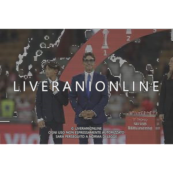 PIER SILVIO BERLUSONI CON IL FIGLIO LORENZO -AC Milan vs AC Monza Secondo \'Trofeo Silvio Berlusconi\' - San Siro Milano 13.08.2024 ©PAOLO GIAMPIETRI/ AGENZIA ALDO LIVERANI SAS