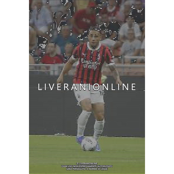Noah Okafor of AC Milan during AC Milan vs AC Monza , 2° edition of "Trofeo Berlusconi", frendly match pre-season, at Giuseppe Meazza - San Siro stadium of Milano (MI), Italy, on August 13, 2024. (Photo by Davide Casentini)/ AGENZIA ALDO LIVERANI SAS
