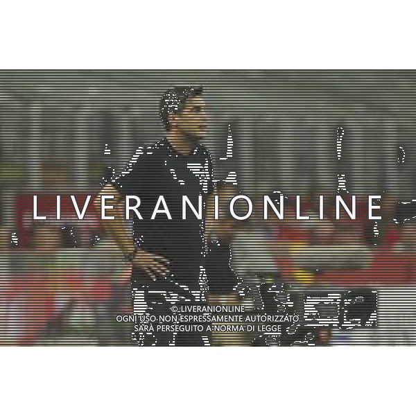 Paulo Fonseca Head Coach of AC Milan during AC Milan vs AC Monza , 2° edition of "Trofeo Berlusconi", frendly match pre-season, at Giuseppe Meazza - San Siro stadium of Milano (MI), Italy, on August 13, 2024. (Photo by Davide Casentini)/ AGENZIA ALDO LIVERANI SAS