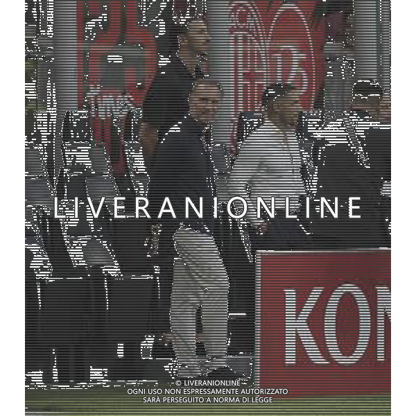 GERRY CARDINALE E ZLATAN IBRAHIMOVIC -AC Milan vs AC Monza Secondo \'Trofeo Silvio Berlusconi\' - San Siro Milano 13.08.2024 ©PAOLO GIAMPIETRI/ AGENZIA ALDO LIVERANI SAS