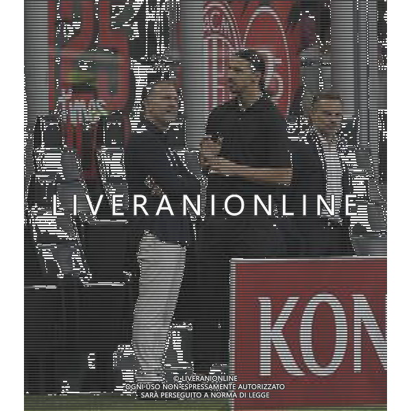 GERRY CARDINALE E ZLATAN IBRAHIMOVIC -AC Milan vs AC Monza Secondo \'Trofeo Silvio Berlusconi\' - San Siro Milano 13.08.2024 ©PAOLO GIAMPIETRI/ AGENZIA ALDO LIVERANI SAS