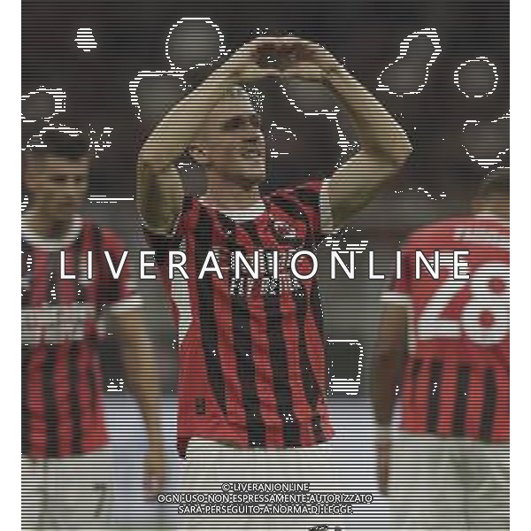 ESULTANZA DOPOGOL ALEXIS SAELEMAEKERS -AC Milan vs AC Monza Secondo \'Trofeo Silvio Berlusconi\' - San Siro Milano 13.08.2024 ©PAOLO GIAMPIETRI/ AGENZIA ALDO LIVERANI SAS