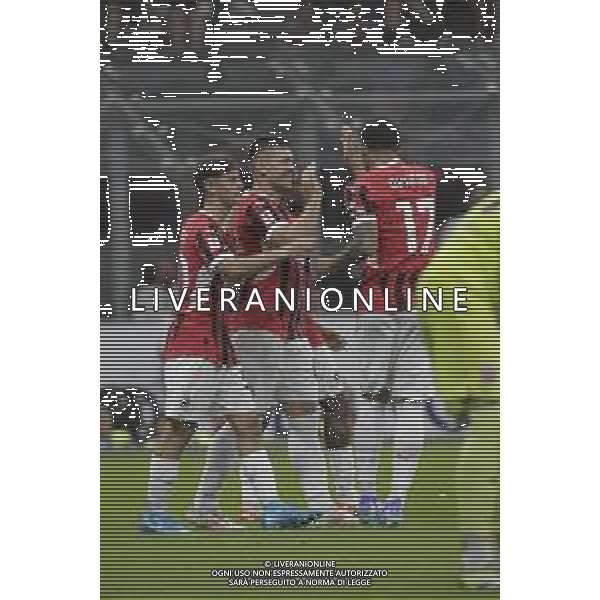 ESULTANZA DOPOGOL LUKA JOVIC -AC Milan vs AC Monza Secondo \'Trofeo Silvio Berlusconi\' - San Siro Milano 13.08.2024 ©PAOLO GIAMPIETRI/ AGENZIA ALDO LIVERANI SAS