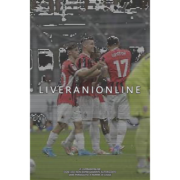 ESULTANZA DOPOGOL LUKA JOVIC -AC Milan vs AC Monza Secondo \'Trofeo Silvio Berlusconi\' - San Siro Milano 13.08.2024 ©PAOLO GIAMPIETRI/ AGENZIA ALDO LIVERANI SAS