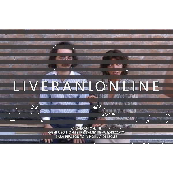 DIAP-MARIANGELA MELATO, attrice italiana - RETROSPETTIVA nella foto Mariangela Melato con Maurizio Nichetti a Venezia nel 1982 ©ARCHIVIO / AGENZIA ALDO LIVERANI SAS