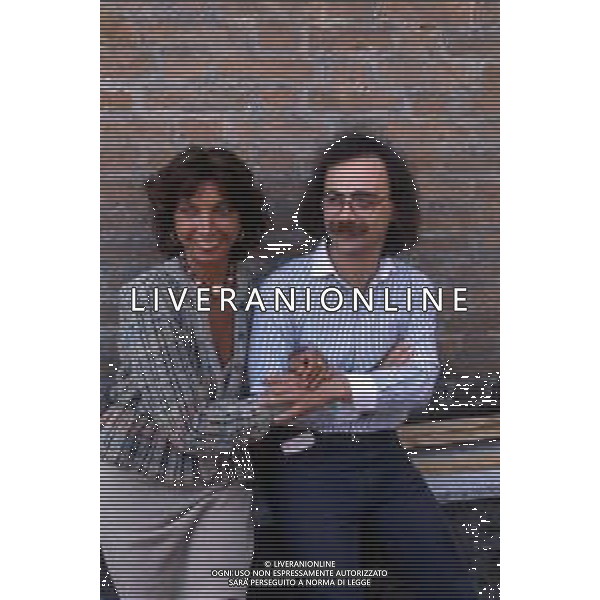 DIAP-MARIANGELA MELATO, attrice italiana - RETROSPETTIVA nella foto Mariangela Melato con Maurizio Nichetti a Venezia nel 1982 ©ARCHIVIO / AGENZIA ALDO LIVERANI SAS