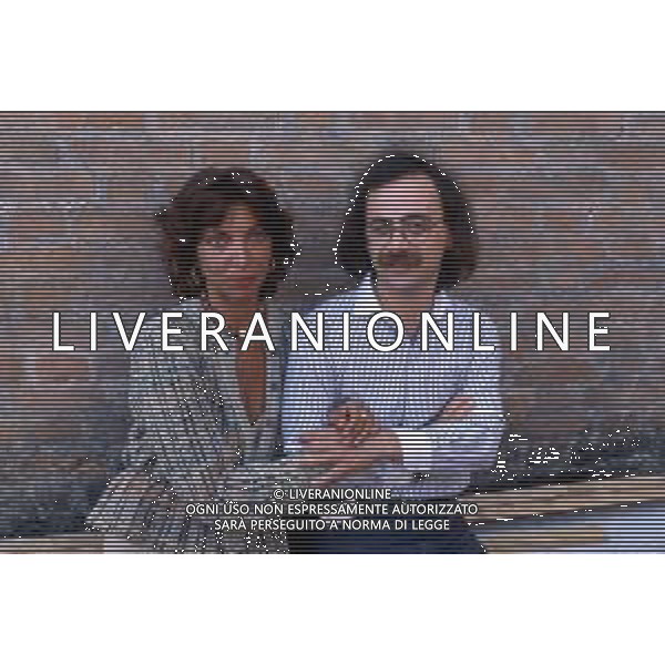 DIAP-MARIANGELA MELATO, attrice italiana - RETROSPETTIVA nella foto Mariangela Melato con Maurizio Nichetti a Venezia nel 1982 ©ARCHIVIO / AGENZIA ALDO LIVERANI SAS
