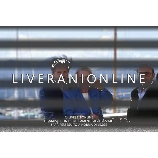 DIAP-RETROSPETTIVA JEANNE MOREAU ATTRICE NELLA FOTO JEANNE MOREAU CON MARCELLO MASTROIANNI AL FESTIVAL INTERNAZIONALE DEL CINEMA DI CANNES NELL\'ANNO 1991 AG ALDO LIVERANI SAS