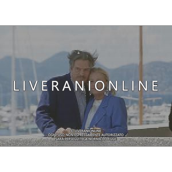 DIAP-RETROSPETTIVA JEANNE MOREAU ATTRICE NELLA FOTO JEANNE MOREAU CON MARCELLO MASTROIANNI AL FESTIVAL INTERNAZIONALE DEL CINEMA DI CANNES NELL\'ANNO 1991 AG ALDO LIVERANI SAS 