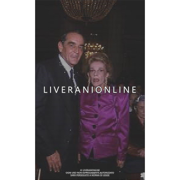 DIAP-RETROSPETTIVA JEANNE MOREAU ATTRICE NELLA FOTO JEANNE MOREAU A MILANO NELL\'ANNO 1987 ALLA PRESENTAZIONE DELL\'ANNUARIO DELLO SPETTACOLO “PATALOGO DIECI“CON VITTORIO GASSMAN AG ALDO LIVERANI SAS