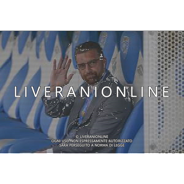 Morgan De Sanctis Sport Director of Palermo FC during Brescia Calcio FC vs Palermo FC, 1° Serie BKT 2024-25 game at Mario Rigamonti stadium in Brescia, Italy, on August 16, 2024. (Photo by Davide Casentini)/AGENZIA ALDO LIVERANI SAS