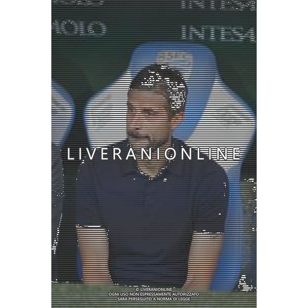Alessio Dionisi Head Coach of Palermo FC during Brescia Calcio FC vs Palermo FC, 1° Serie BKT 2024-25 game at Mario Rigamonti stadium in Brescia, Italy, on August 16, 2024. (Photo by Davide Casentini)/AGENZIA ALDO LIVERANI SAS