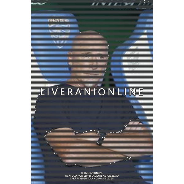 Rolando Maran Head Coach of Brescia Calcio FC during Brescia Calcio FC vs Palermo FC, 1° Serie BKT 2024-25 game at Mario Rigamonti stadium in Brescia, Italy, on August 16, 2024. (Photo by Davide Casentini)/AGENZIA ALDO LIVERANI SAS