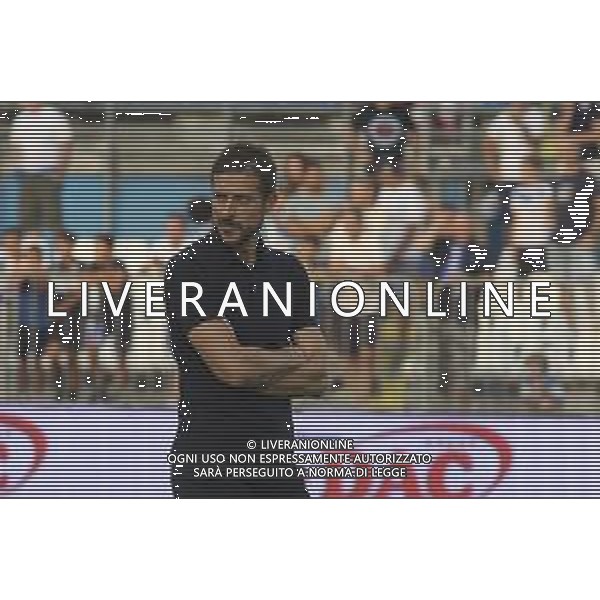 Alessio Dionisi Head Coach of Palermo FC during Brescia Calcio FC vs Palermo FC, 1° Serie BKT 2024-25 game at Mario Rigamonti stadium in Brescia, Italy, on August 16, 2024. (Photo by Davide Casentini)/AGENZIA ALDO LIVERANI SAS