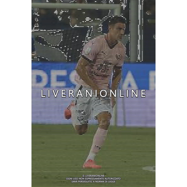 Ionut Nedelcearu of Palermo FC during Brescia Calcio FC vs Palermo FC, 1° Serie BKT 2024-25 game at Mario Rigamonti stadium in Brescia, Italy, on August 16, 2024. (Photo by Davide Casentini)/AGENZIA ALDO LIVERANI SAS