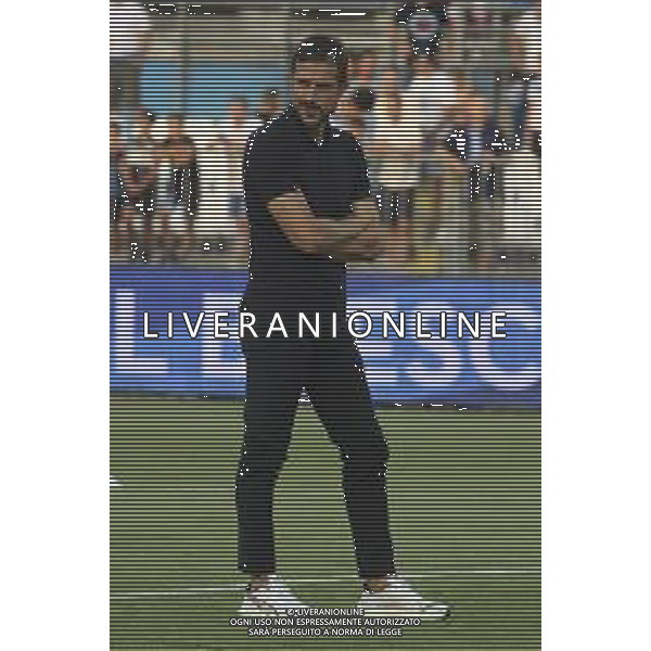 Alessio Dionisi Head Coach of Palermo FC during Brescia Calcio FC vs Palermo FC, 1° Serie BKT 2024-25 game at Mario Rigamonti stadium in Brescia, Italy, on August 16, 2024. (Photo by Davide Casentini)