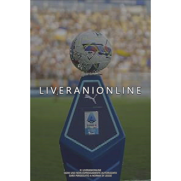the ball of the match Parma FC vs ACF Fiorentina, 1° Serie A Enilive 2024-25 game at Ennio Tardini Stadium in Parma (PR), Italy, on August 17, 2024. (Photo by Davide Casentini)/AGENZIA ALDO LIVERANI SAS