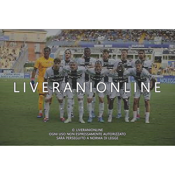 Parma team photo during Parma FC vs ACF Fiorentina, 1° Serie A Enilive 2024-25 game at Ennio Tardini Stadium in Parma (PR), Italy, on August 17, 2024. (Photo by Davide Casentini)/AGENZIA ALDO LIVERANI SAS