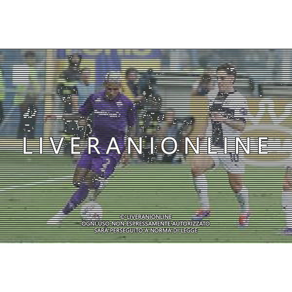 Dodò of ACF Fiorentina play the ball during Parma FC vs ACF Fiorentina, 1° Serie A Enilive 2024-25 game at Ennio Tardini Stadium in Parma (PR), Italy, on August 17, 2024. (Photo by Davide Casentini)/AGENZIA ALDO LIVERANI SAS