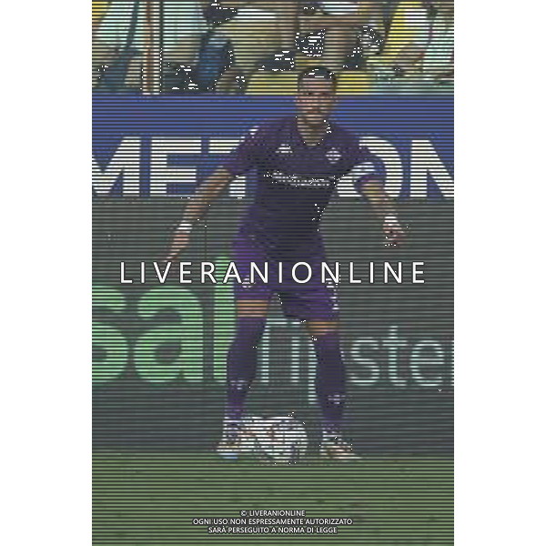 Cristiano Biraghi of ACF Fiorentina. play the ball during Parma FC vs ACF Fiorentina, 1° Serie A Enilive 2024-25 game at Ennio Tardini Stadium in Parma (PR), Italy, on August 17, 2024. (Photo by Davide Casentini)/AGENZIA ALDO LIVERANI SAS