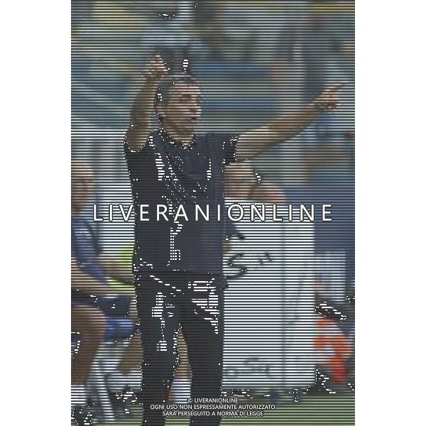Fabio Pecchia Head Coach of Parma AC gestures during Parma FC vs ACF Fiorentina, 1° Serie A Enilive 2024-25 game at Ennio Tardini Stadium in Parma (PR), Italy, on August 17, 2024. (Photo by Davide Casentini)/AGENZIA ALDO LIVERANI SAS