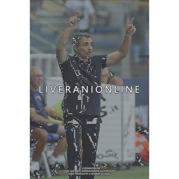 Fabio Pecchia Head Coach of Parma AC gestures during Parma FC vs ACF Fiorentina, 1° Serie A Enilive 2024-25 game at Ennio Tardini Stadium in Parma (PR), Italy, on August 17, 2024. (Photo by Davide Casentini)/AGENZIA ALDO LIVERANI SAS