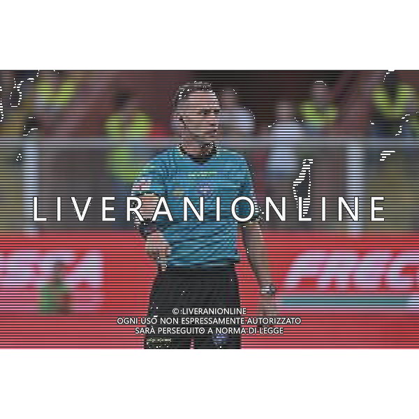 Genoa vs Inter nella foto l\'arbitro Ermanno Feliciani di Teramo Genova 17-08-2024 Stadio Luigi Ferraris - Marassi Campionato Serie A Enilive - 1a giornata foto Roberto Garavaglia/Agenzia Aldo Liverani sas