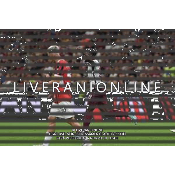 Milano 17.08.2024 Stadio Giuseppe Meazza @Manuela Viganti /Ag. Aldo Liverani sas Milan vs Torino Campionato Calcio Serie A Enilive 2024/2025 1a giornata Nella foto: esultanza duvan zapata dopo l\'autogol di malick thiaw ©Viganti/AGENZIA ALDO LIVERANI SAS