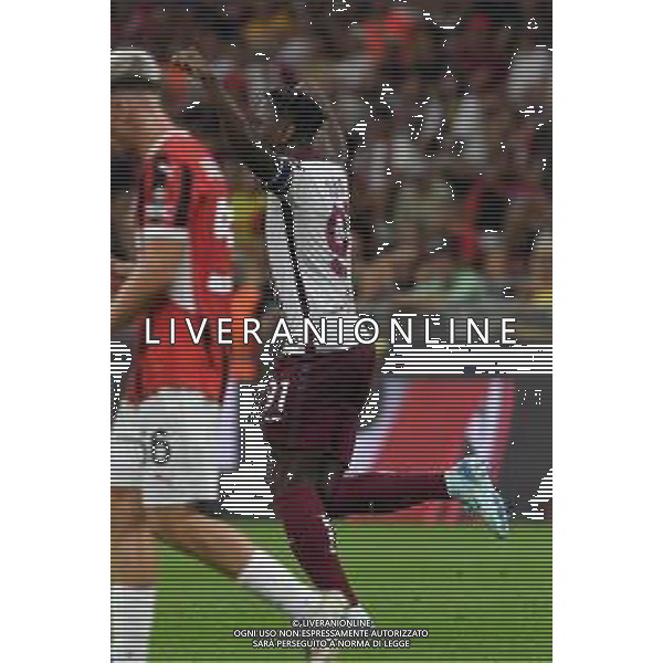 Milano 17.08.2024 Stadio Giuseppe Meazza @Manuela Viganti /Ag. Aldo Liverani sas Milan vs Torino Campionato Calcio Serie A Enilive 2024/2025 1a giornata Nella foto: esultanza duvan zapata dopo l\'autogol di malick thiaw ©Viganti/AGENZIA ALDO LIVERANI SAS