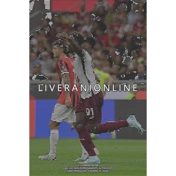 Milano 17.08.2024 Stadio Giuseppe Meazza @Manuela Viganti /Ag. Aldo Liverani sas Milan vs Torino Campionato Calcio Serie A Enilive 2024/2025 1a giornata Nella foto: esultanza duvan zapata dopo l\'autogol di malick thiaw ©Viganti/AGENZIA ALDO LIVERANI SAS