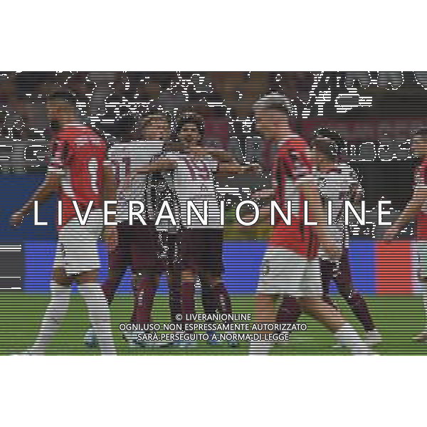 Milano 17.08.2024 Stadio Giuseppe Meazza @Manuela Viganti /Ag. Aldo Liverani sas Milan vs Torino Campionato Calcio Serie A Enilive 2024/2025 1a giornata Nella foto: esultanza torino dopo l\'autogol di malick thiaw ©Viganti/AGENZIA ALDO LIVERANI SAS