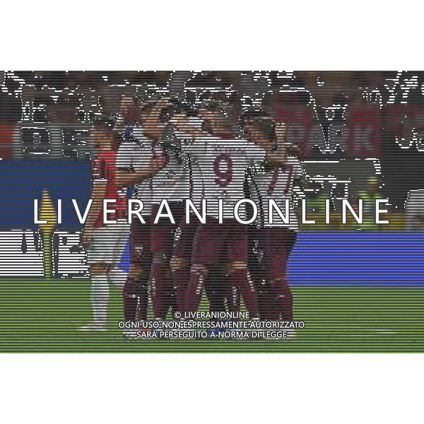 Milano 17.08.2024 Stadio Giuseppe Meazza @Manuela Viganti /Ag. Aldo Liverani sas Milan vs Torino Campionato Calcio Serie A Enilive 2024/2025 1a giornata Nella foto: esultanza torino dopo l\'autogol di malick thiaw ©Viganti/AGENZIA ALDO LIVERANI SAS