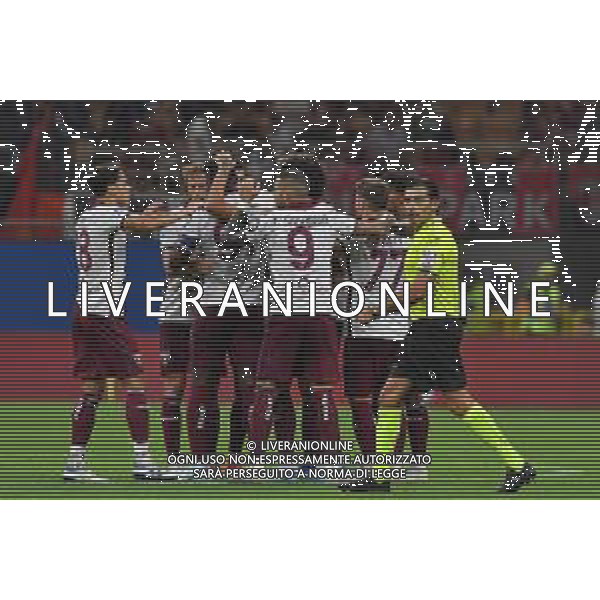Milano 17.08.2024 Stadio Giuseppe Meazza @Manuela Viganti /Ag. Aldo Liverani sas Milan vs Torino Campionato Calcio Serie A Enilive 2024/2025 1a giornata Nella foto: esultanza torino dopo l\'autogol di malick thiaw ©Viganti/AGENZIA ALDO LIVERANI SAS