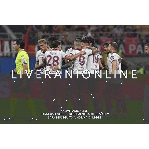 Milano 17.08.2024 Stadio Giuseppe Meazza @Manuela Viganti /Ag. Aldo Liverani sas Milan vs Torino Campionato Calcio Serie A Enilive 2024/2025 1a giornata Nella foto: esultanza torino dopo l\'autogol di malick thiaw ©Viganti/AGENZIA ALDO LIVERANI SAS
