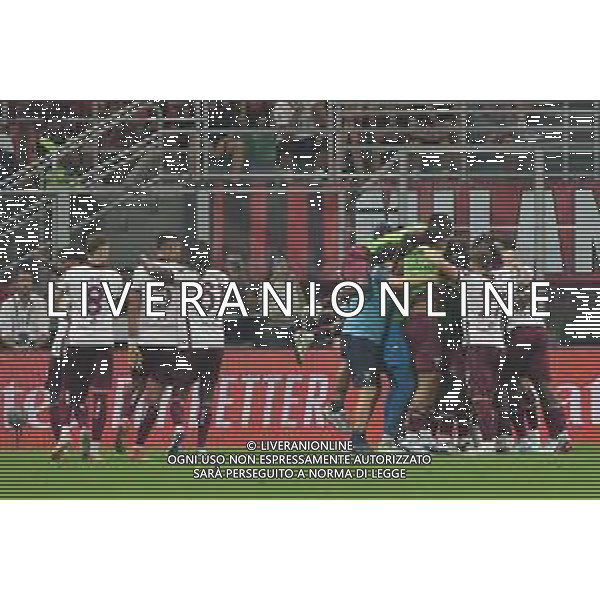 Milano 17.08.2024 Stadio Giuseppe Meazza @Manuela Viganti /Ag. Aldo Liverani sas Milan vs Torino Campionato Calcio Serie A Enilive 2024/2025 1a giornata Nella foto: esultanza torino dopo il gol di duvan zapata ©Viganti/ AGENZIA ALDO LIVERANI SAS