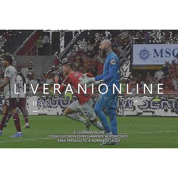Milano 17.08.2024 Stadio Giuseppe Meazza @Manuela Viganti /Ag. Aldo Liverani sas Milan vs Torino Campionato Calcio Serie A Enilive 2024/2025 1a giornata Nella foto: esultanza alvaro morata dopo il gol ©Viganti/ AGENZIA ALDO LIVERANI SAS