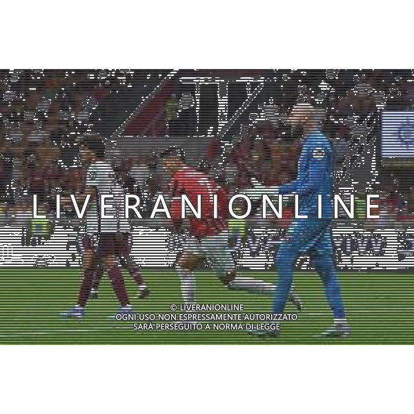 Milano 17.08.2024 Stadio Giuseppe Meazza @Manuela Viganti /Ag. Aldo Liverani sas Milan vs Torino Campionato Calcio Serie A Enilive 2024/2025 1a giornata Nella foto: esultanza alvaro morata dopo il gol ©Viganti/ AGENZIA ALDO LIVERANI SAS