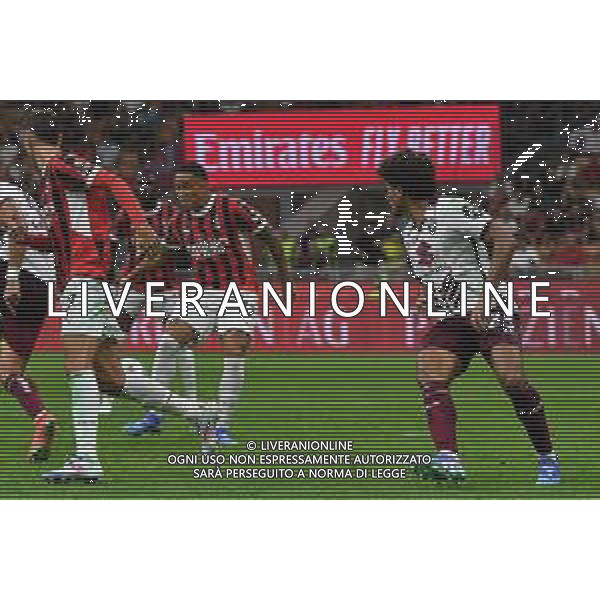 Milano 17.08.2024 Stadio Giuseppe Meazza @Manuela Viganti /Ag. Aldo Liverani sas Milan vs Torino Campionato Calcio Serie A Enilive 2024/2025 1a giornata Nella foto: gol noah okafor ©Viganti/ AGENZIA ALDO LIVERANI SAS