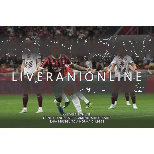 Milano 17.08.2024 Stadio Giuseppe Meazza @Manuela Viganti /Ag. Aldo Liverani sas Milan vs Torino Campionato Calcio Serie A Enilive 2024/2025 1a giornata Nella foto: esultanza noah okafor dopo il gol ©Viganti/ AGENZIA ALDO LIVERANI SAS