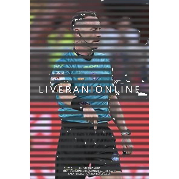 Genoa vs Inter nella foto l\'arbitro Ermanno Feliciani di Teramo Genova 17-08-2024 Stadio Luigi Ferraris - Marassi Campionato Serie A Enilive - 1a giornata foto Roberto Garavaglia/Agenzia Aldo Liverani sas