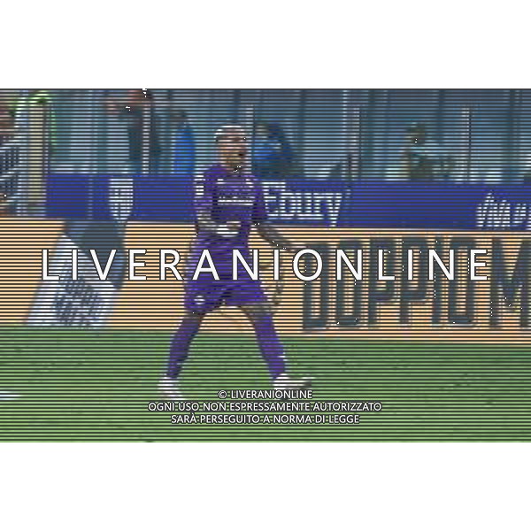Dodò of ACF Fiorentina jubilates after the goal during Parma FC vs ACF Fiorentina, 1° Serie A Enilive 2024-25 game at Ennio Tardini Stadium in Parma (PR), Italy, on August 17, 2024. (Photo by Davide Casentini)/AGENZIA ALDO LIVERANI SAS