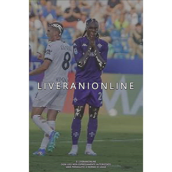 Moise Kean of ACF Fiorentina expresses disappointment during Parma FC vs ACF Fiorentina, 1° Serie A Enilive 2024-25 game at Ennio Tardini Stadium in Parma (PR), Italy, on August 17, 2024. (Photo by Davide Casentini)/AGENZIA ALDO LIVERANI SAS