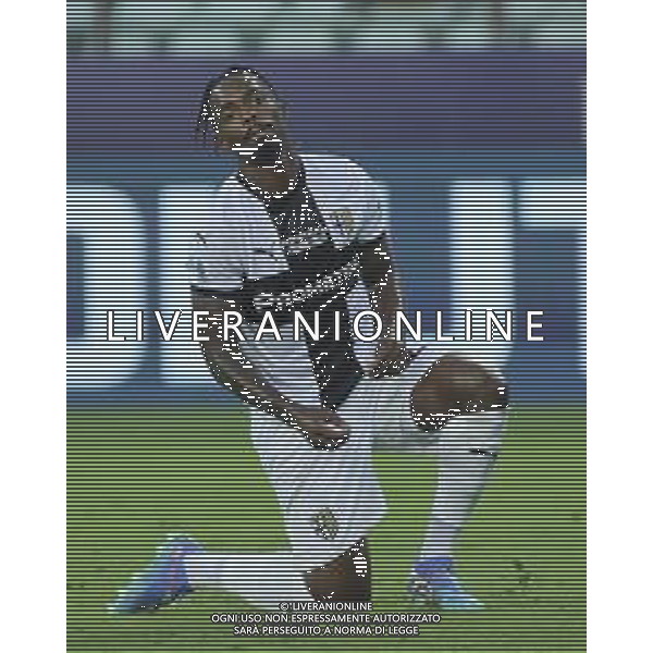 Wylan Cyprien of Parma AC expresses disappointment afther wrong goal during Parma FC vs ACF Fiorentina, 1° Serie A Enilive 2024-25 game at Ennio Tardini Stadium in Parma (PR), Italy, on August 17, 2024. (Photo by Davide Casentini)/AGENZIA ALDO LIVERANI SAS